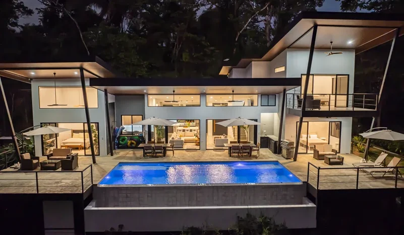 Ocean-View Luxury Home in Paradise Breezes – Private Retreat Near Dominical