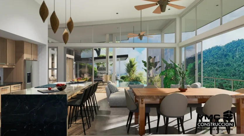 A Unique Rainforest Estate with Two Luxury Homes, River, and Waterfall on 4.93 Acres in Uvita